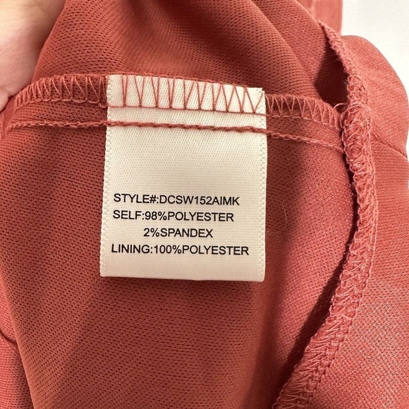 Altar'd State Aurora Babydoll Ruffle Dress Women's Rust Size XXL - Picture 4 of 5